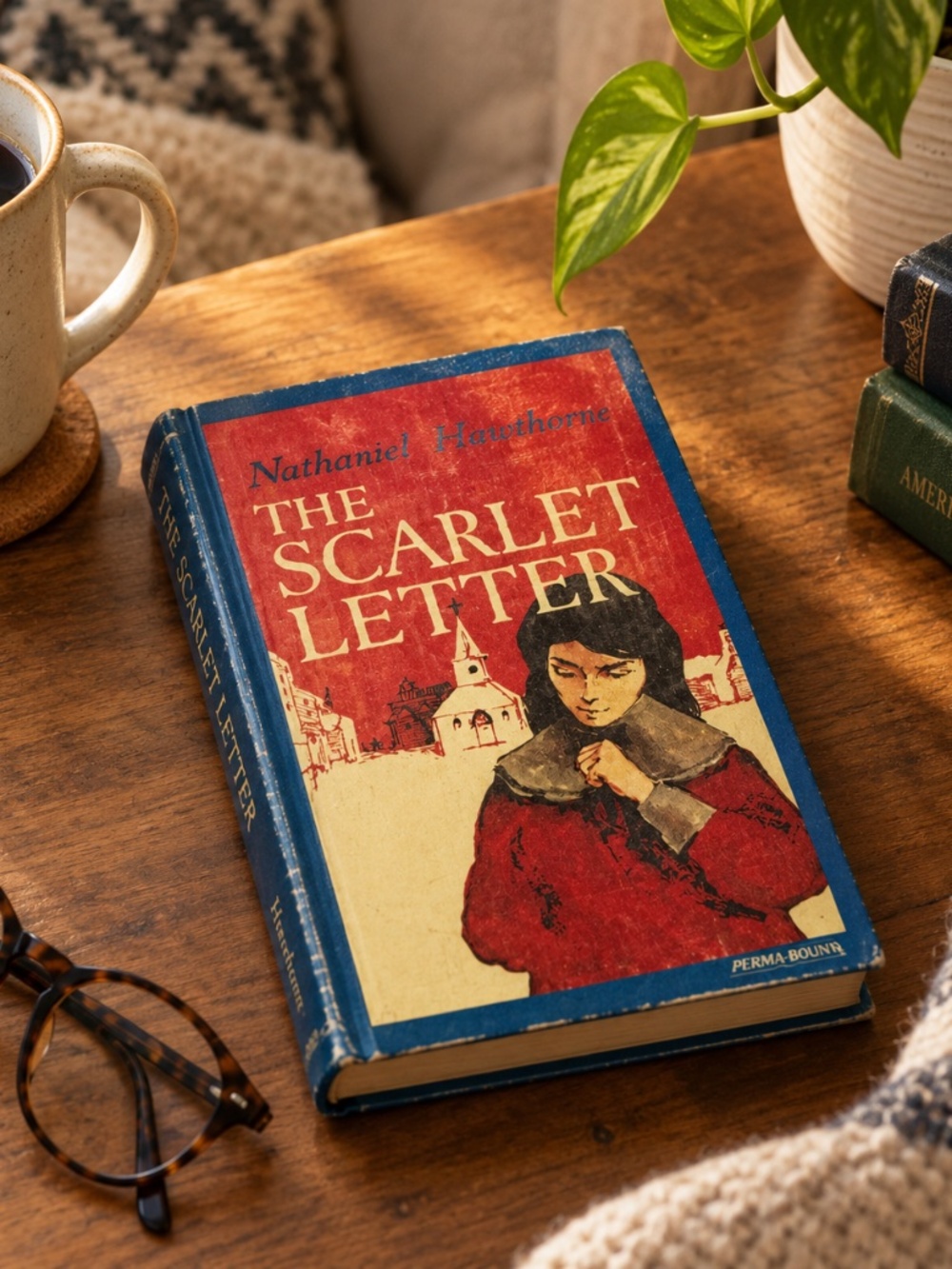 The Scarlet Letter Nathaniel Hawthorne Perma-Bound Signet Classic Hardcover 1987